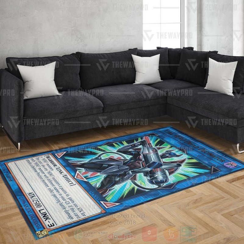 Anime YGO Xtra Hero DreadDecimator Custom Rug 1