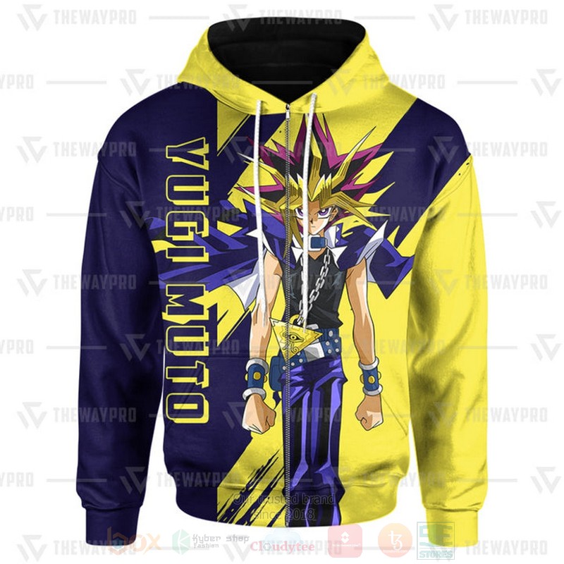 BEST Anime YGO Yugi Muto Custom Hoodie, Shirt 2 Anime YGO Yugi Muto Custom Hoodie Shirt