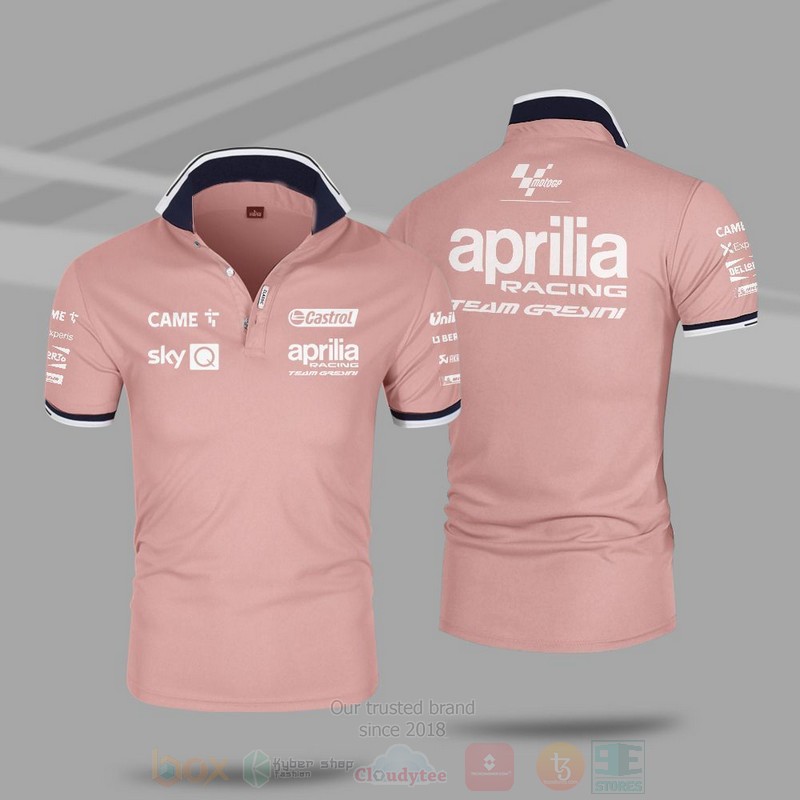 Aprilia Motor Racing Team Gresini Premium Polo Shirt 1 2 3 4 5 6