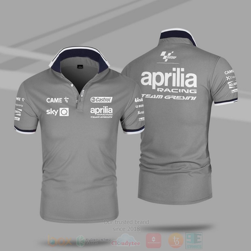 Aprilia Motor Racing Team Gresini Premium Polo Shirt 1 2 3 4 5 6 7