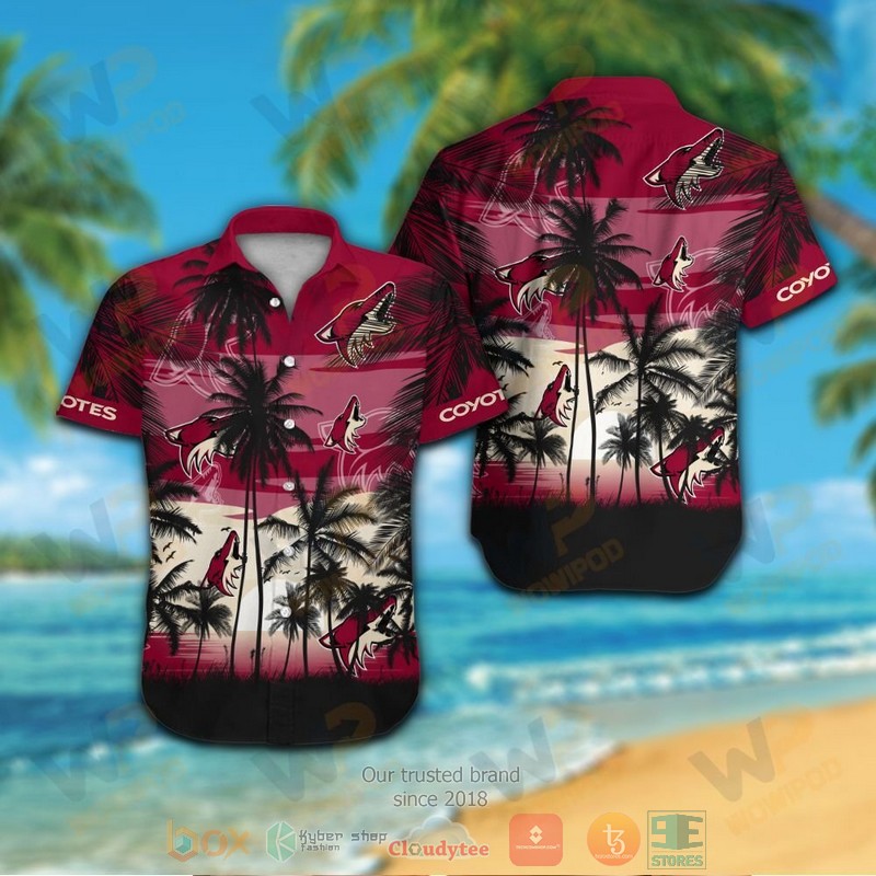 Arizona Coyotes Hawaiian Shirt and shorts