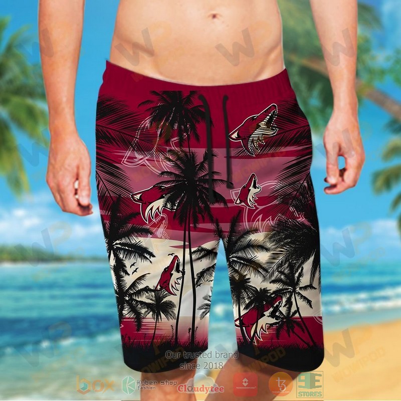 HOT Arizona Coyotes Hawaiian Shirt and shorts 5 Arizona Coyotes Hawaiian Shirt and shorts 1 2 3 4