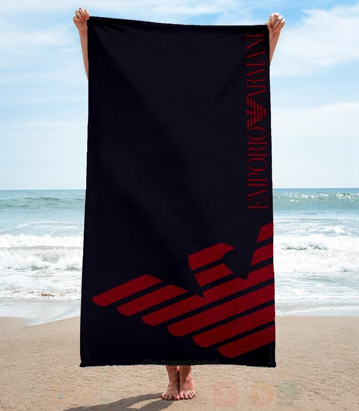 Armani Emporio Microfiber Beach Towel 1