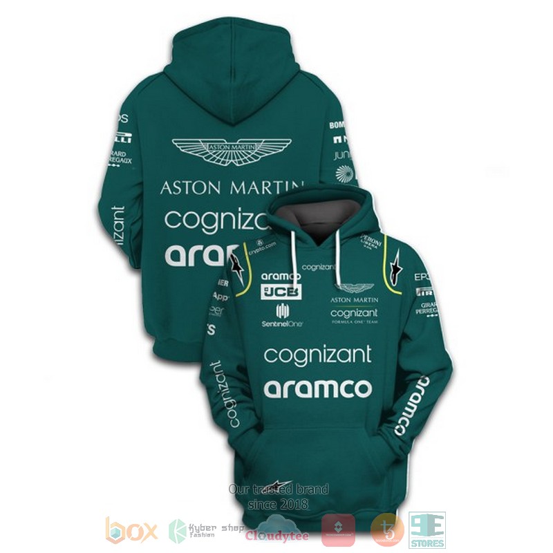 Aston Martin Aramco Cognizant 3D shirt hoodie
