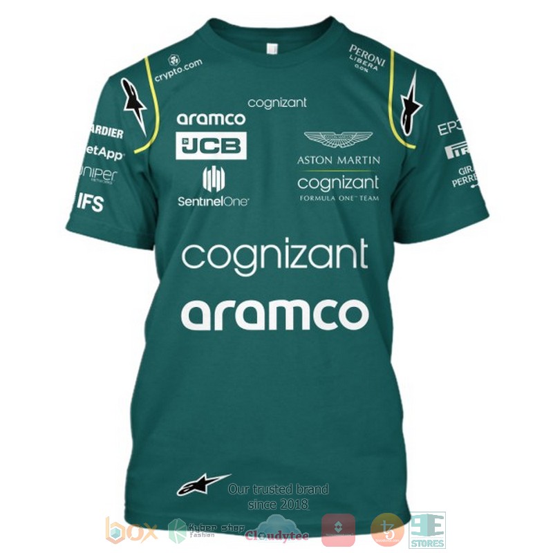 Aston Martin Aramco Cognizant 3D shirt hoodie 1 2 3 4 5 6