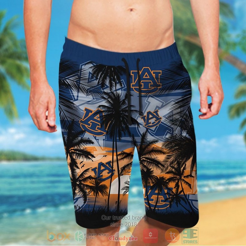 HOT Auburn Tigers Tropical Hawaiian Shirt and shorts 5 Auburn Tigers Tropical Hawaiian Shirt and shorts 1 2 3 4