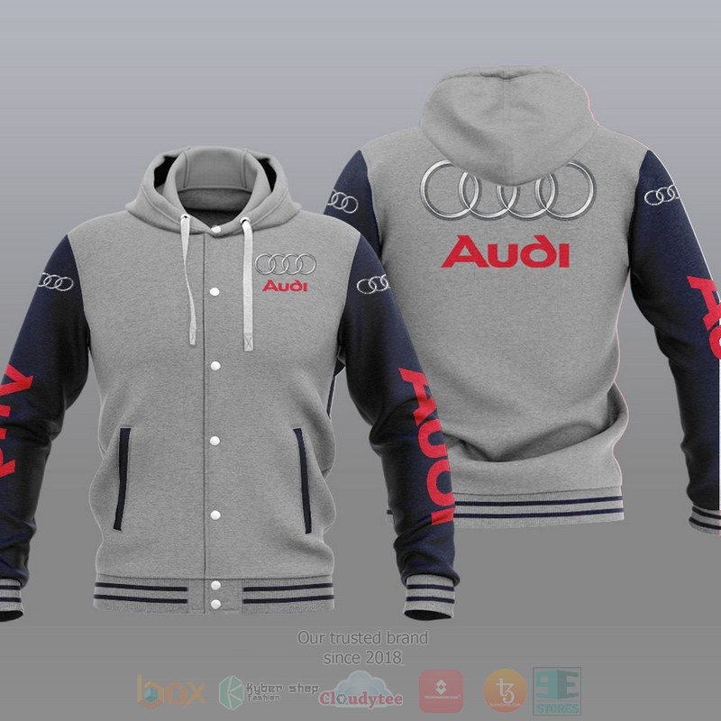NEW Audi Car 3D Jacket Hooded 2 Audi Car Baseball Jacket Hoodie 1