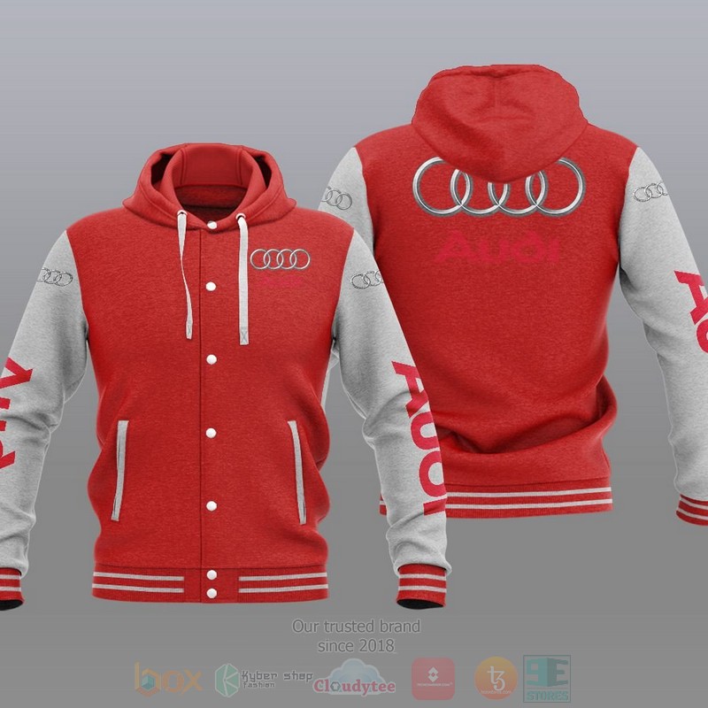 NEW Audi Car 3D Jacket Hooded 5 Audi Car Baseball Jacket Hoodie 1 2 3 4