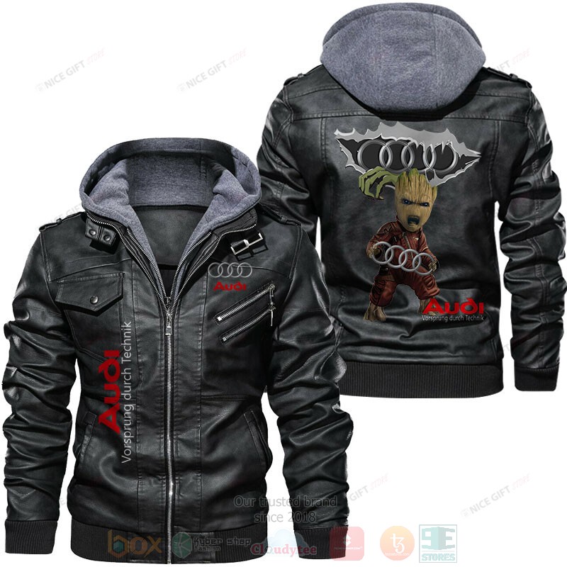 Audi Vorsprung Durch Technik Baby Groot Leather Jacket