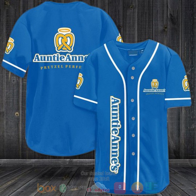 Auntie Annes Pretzel Perfect baseball jersey
