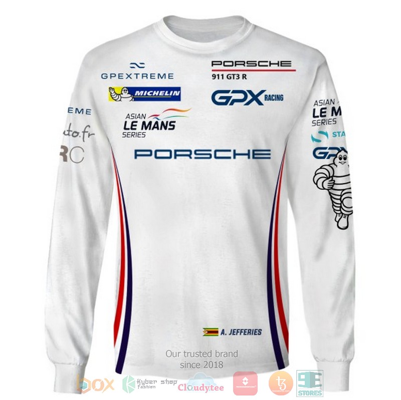 Axcil Jefferies GPX Martini Racing Porsche 3D shirt hoodie 1 2 3 4