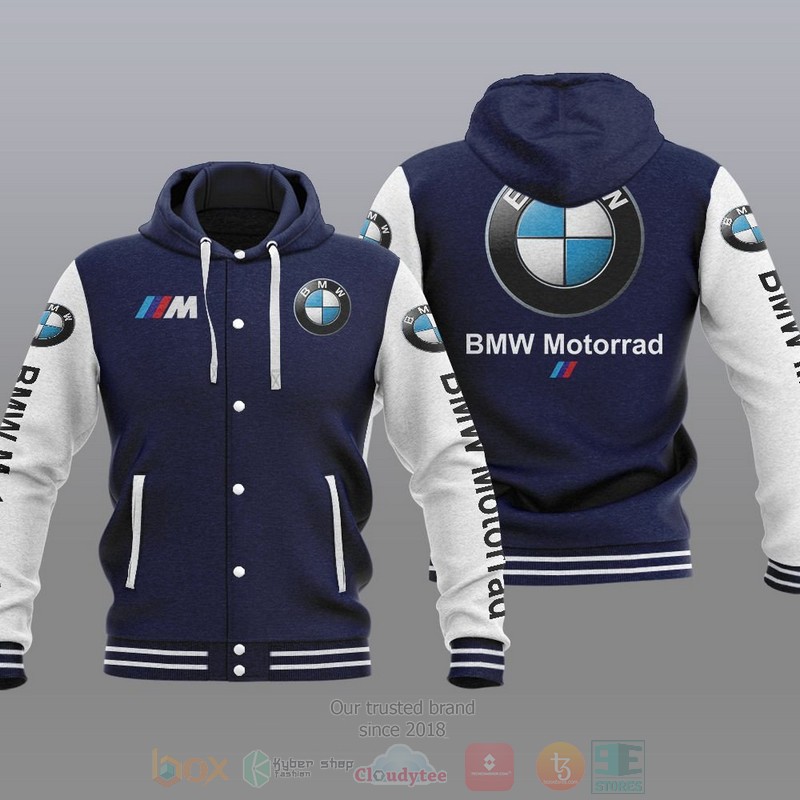 NEW BMW Motorrad Car 3D Jacket Hooded 3 BMW Motorrad Car Baseball Jacket Hoodie 1 2