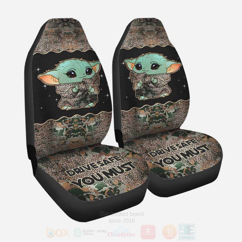 Baby Yoda Drive Safe You Must Car Seat Covers 1