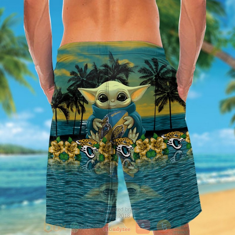 HOT Baby Yoda hug Jacksonville Jaguars hawaiian shirt and shorts 6 Baby Yoda hug Jacksonville Jaguars hawaiian shirt and shorts 1 2 3 4 5
