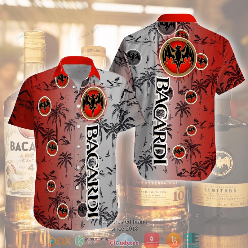 Bacardi 3D Hawaiian Shirt 1 Bacardi 3D Hawaiian Shirt