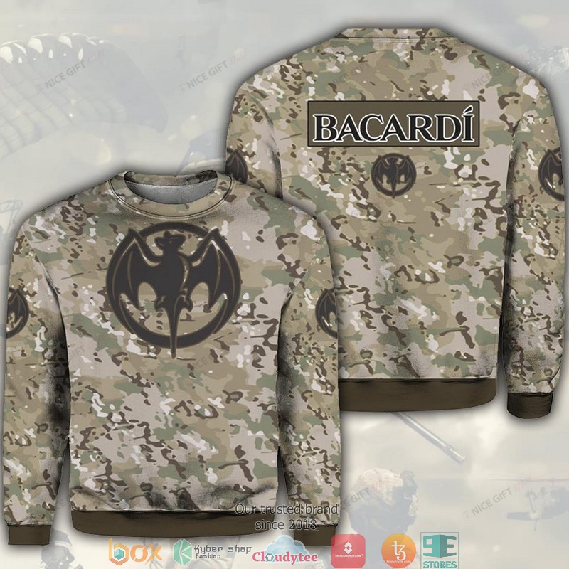 Bacardi Camouflage Crewneck Sweatshirt