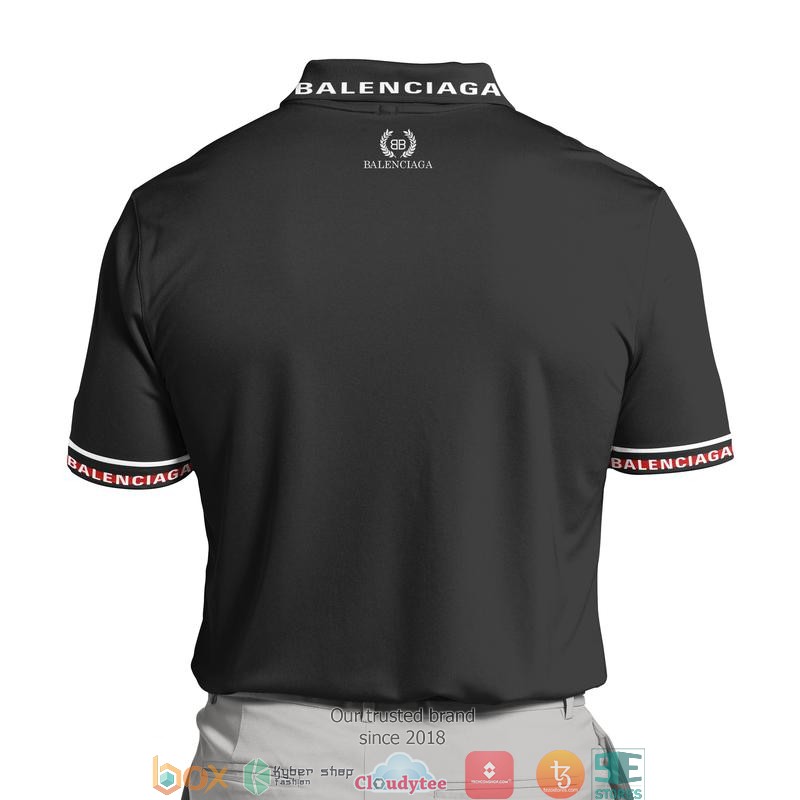 Balenciaga Black Polo Shirt 2 Balenciaga Black Polo Shirt 1