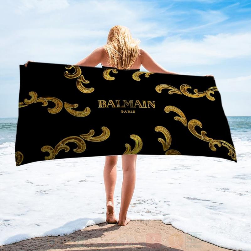Balmain Paris Microfiber Beach Towel