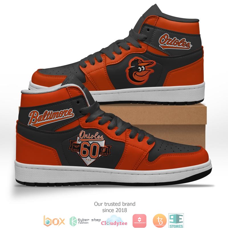 Baltimore Orioles High Air Jordan Sneaker Shoes