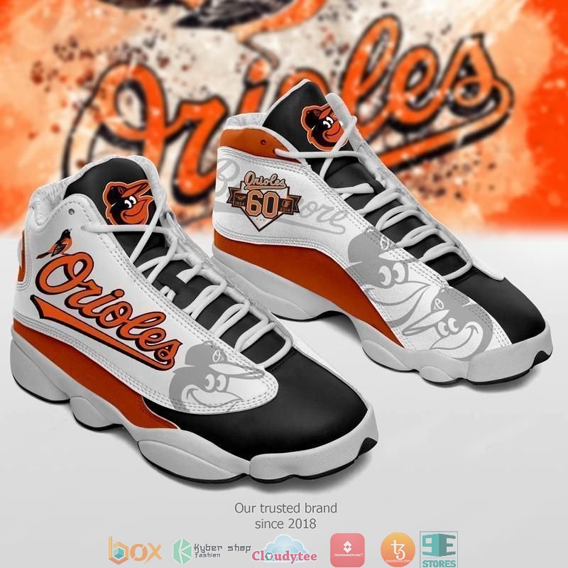 Baltimore Orioles MLB Football Air Jordan 13 Sneaker Shoes 3 Baltimore Orioles MLB Football Air Jordan 13 Sneaker Shoes