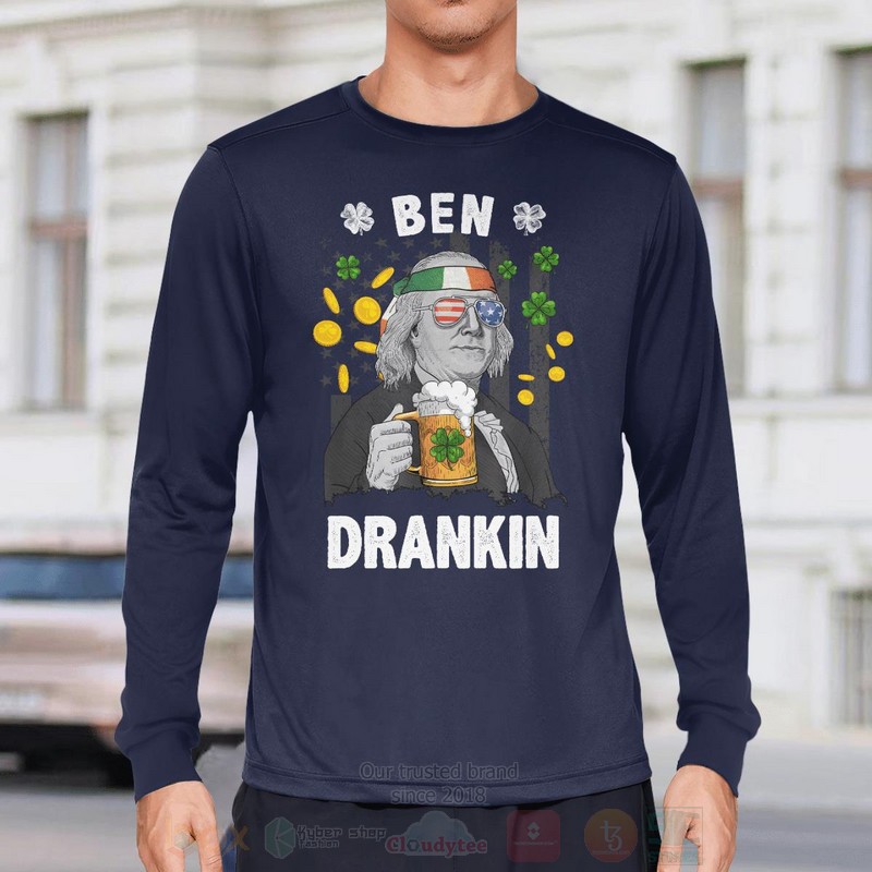 Ben Drankin Long Sleeve Tee Shirt 1 2 3 4 5 6 7 8 9 10 11