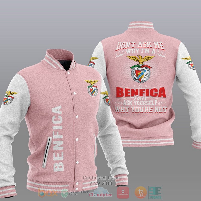Benfica Don T Ask Me Baseball Jacket 1 2 3 4 5 6