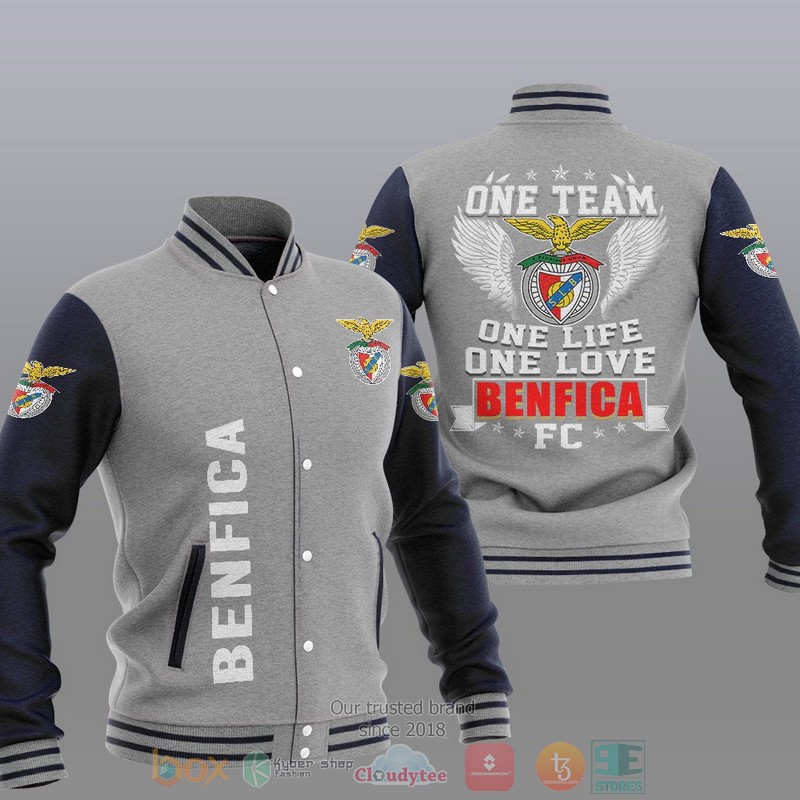 HOT Benfica One Team Baseball Jacket 4 Benfica One Team Baseball Jacket 1 2 3