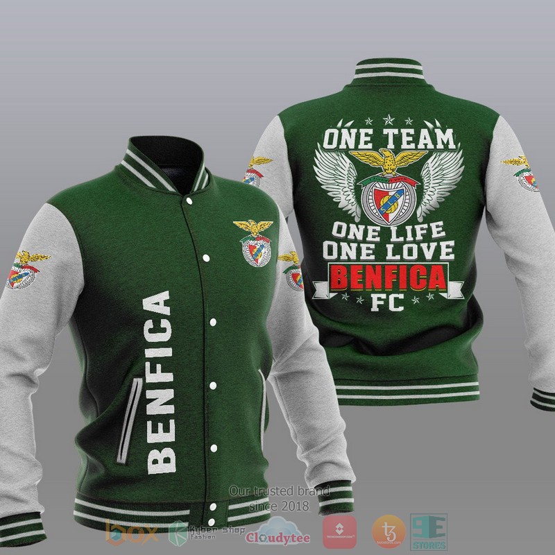 HOT Benfica One Team Baseball Jacket 5 Benfica One Team Baseball Jacket 1 2 3 4