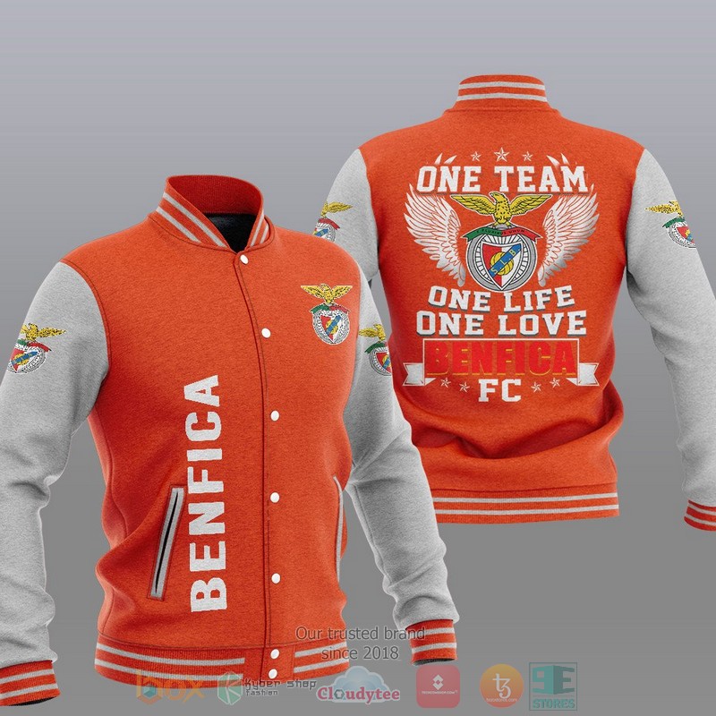 HOT Benfica One Team Baseball Jacket 6 Benfica One Team Baseball Jacket 1 2 3 4 5