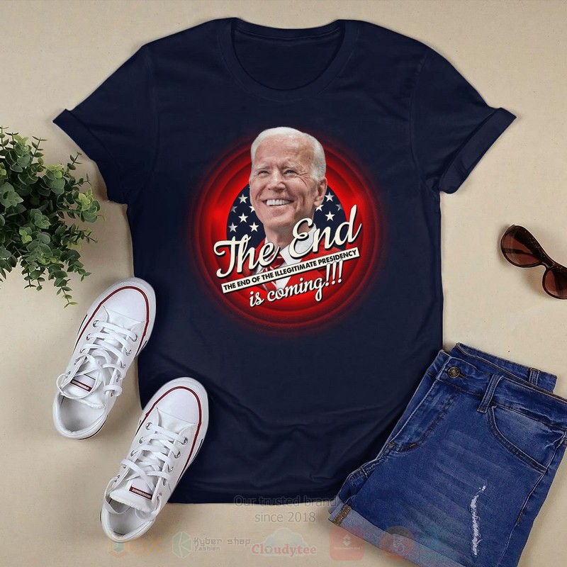 BEST Biden The End Long-Sleeve Shirt, T-Shirt 4 Biden The End Long Sleeve Tee Shirt 1 2 3
