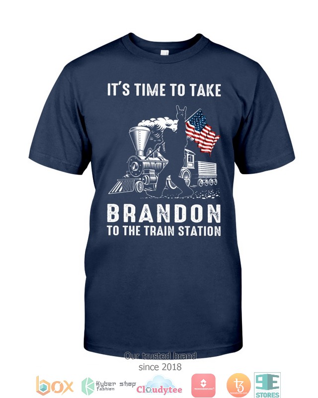 Bigfoot Its time to take Brandon to the train station 2d shirt hoodie 1 2 3 4 5