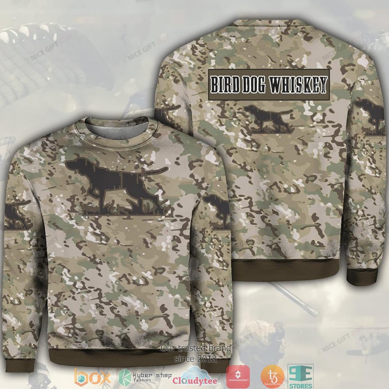 Bird Dog Whiskey Camouflage Crewneck Sweatshirt