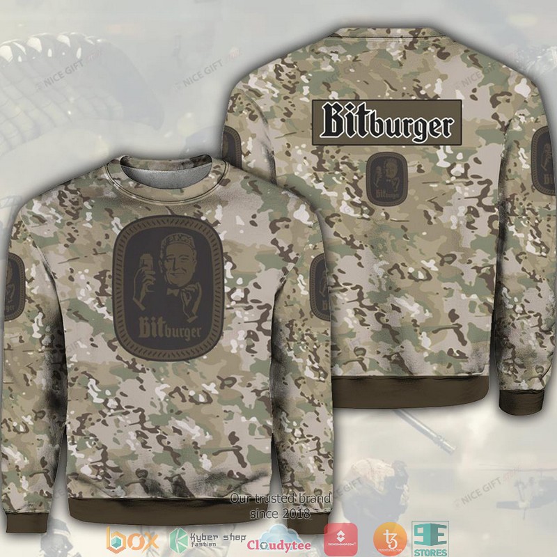 Bitburger Camouflage Crewneck Sweatshirt