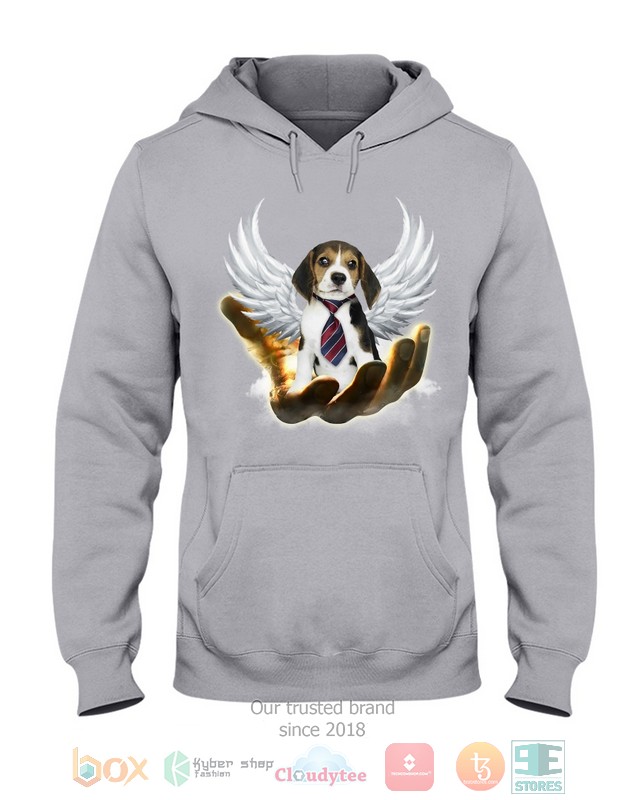 Black Beagle Golden Hand Heaven Wings 2D shirt hoodie 1 2 3 4 5 6 7 8 9 10 11 12 13