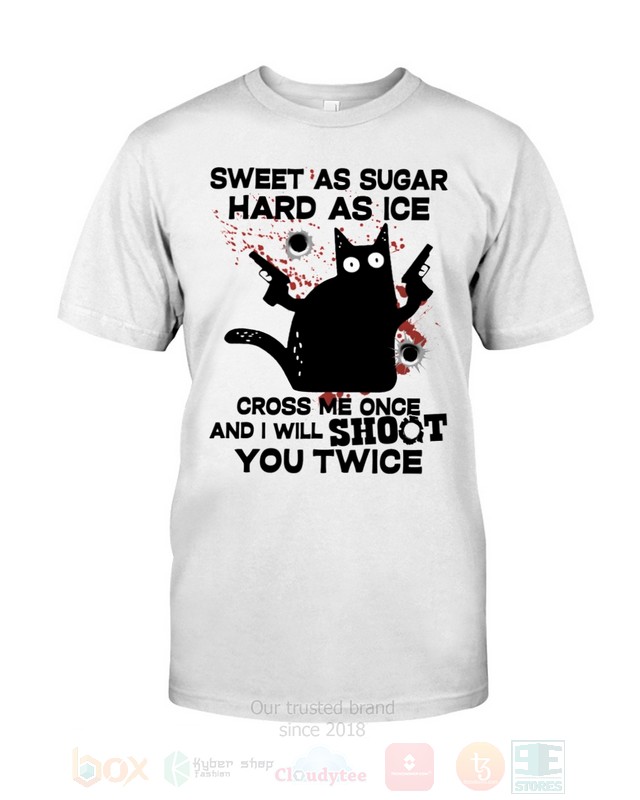 BEST Black Cat and Gun Sweet As Sugar Hard As Ice Unisex Hoodie, 2D Shirt 8 Black Cat and Gun Sweet As Sugar Hard As Ice 2D Hoodie Shirt 1 2 3 4 5 6 7