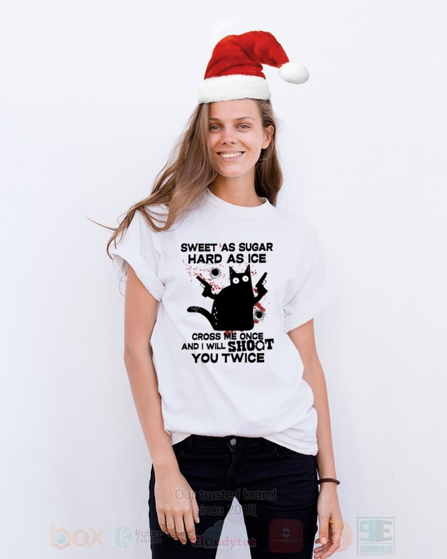 BEST Black Cat and Gun Sweet As Sugar Hard As Ice Unisex Hoodie, 2D Shirt 10 Black Cat and Gun Sweet As Sugar Hard As Ice 2D Hoodie Shirt 1 2 3 4 5 6 7 8 9