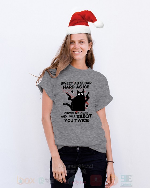 BEST Black Cat and Gun Sweet As Sugar Hard As Ice Unisex Hoodie, 2D Shirt 11 Black Cat and Gun Sweet As Sugar Hard As Ice 2D Hoodie Shirt 1 2 3 4 5 6 7 8 9 10