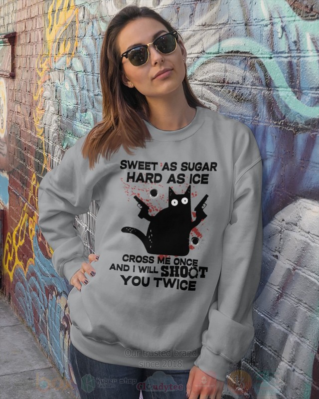 BEST Black Cat and Gun Sweet As Sugar Hard As Ice Unisex Hoodie, 2D Shirt 17 Black Cat and Gun Sweet As Sugar Hard As Ice 2D Hoodie Shirt 1 2 3 4 5 6 7 8 9 10 11 12 13 14 15 16