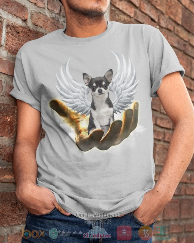 HOT Black Chihuahua Golden Hand Heaven Wings 2D shirt, hoodie 4 Black Chihuahua Golden Hand Heaven Wings 2D shirt hoodie 1 2 3