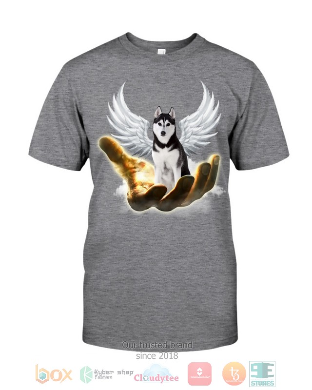 HOT Black Husky Golden Hand Heaven Wings 2D shirt, hoodie 5 Black Husky Golden Hand Heaven Wings 2D shirt hoodie 1 2 3 4