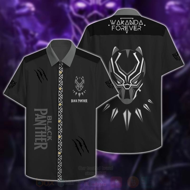 Black Panther Wakanda Forever Hawaiian Shirt