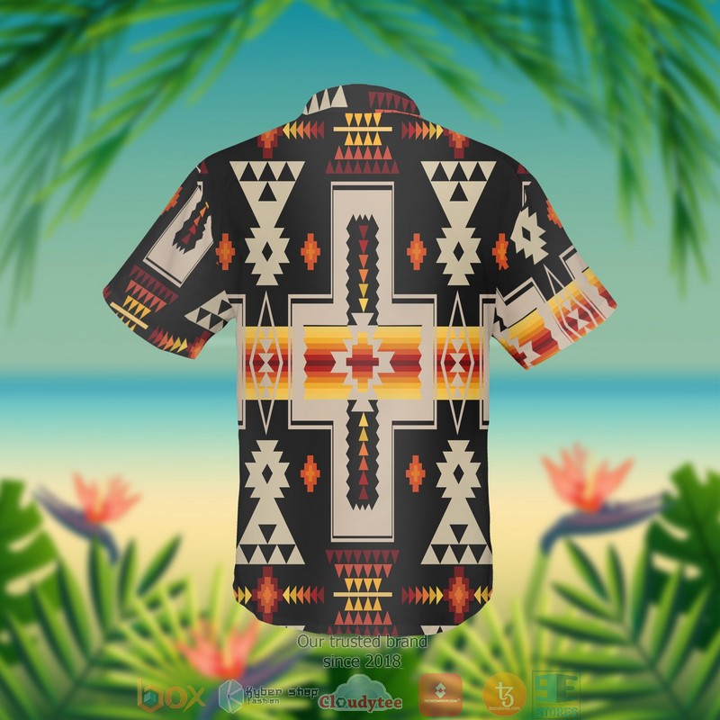 Black Tribe Design Hawaiian Shirt 2 Black Tribe Design Hawaiian Shirt 1