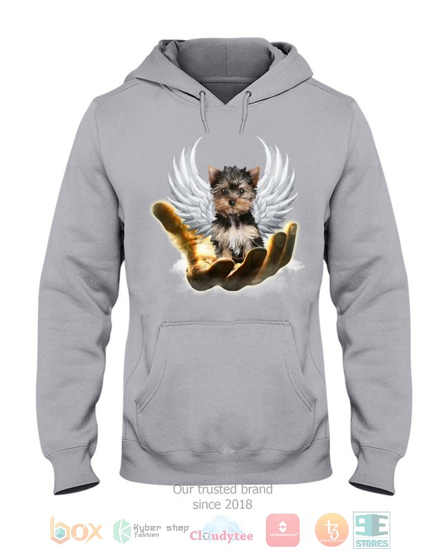 Black Yorkshire Terrier Golden Hand Heaven Wings 2D shirt hoodie 1 2 3 4 5 6 7 8 9 10 11 12 13