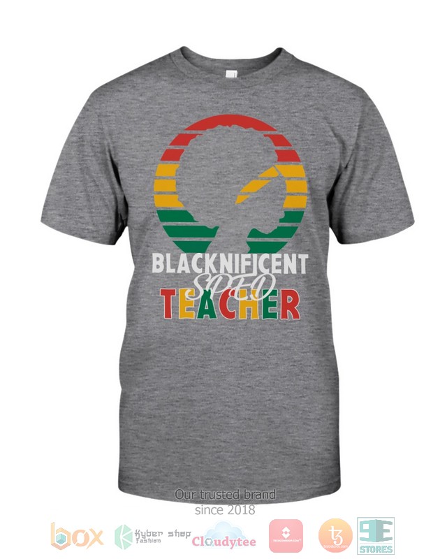 Blacknificient SPED Teacher 2d shirt hoodie