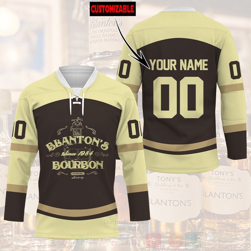 BEST Blantons Bourbon Personalized Hockey Shirt 1 Blantons Bourbon Personalized Hockey Jersey Shirt