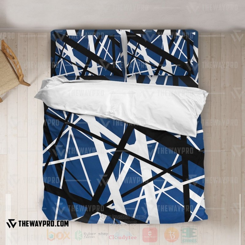 Blue Frankenstrat Strings Custom Bedding Set 1
