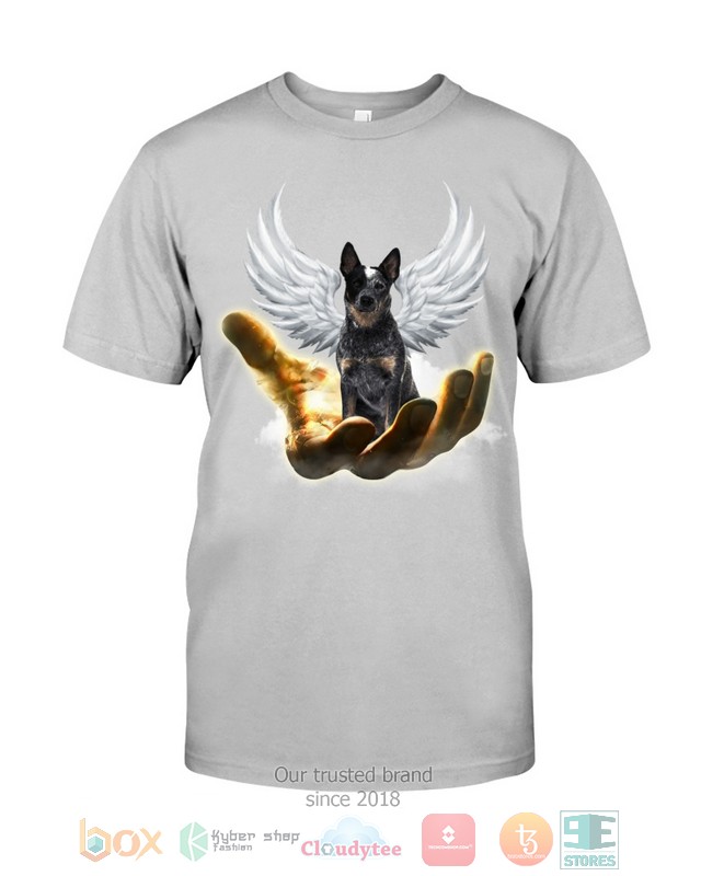 Blue Heeler Golden Hand Heaven Wings 2D shirt hoodie