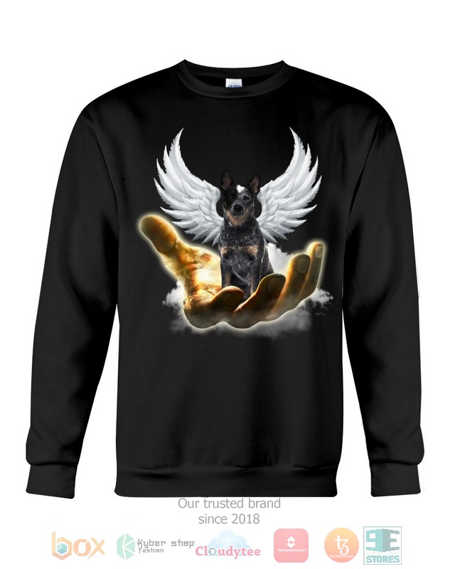 Blue Heeler Golden Hand Heaven Wings 2D shirt hoodie 1 2 3 4 5 6 7 8 9 10