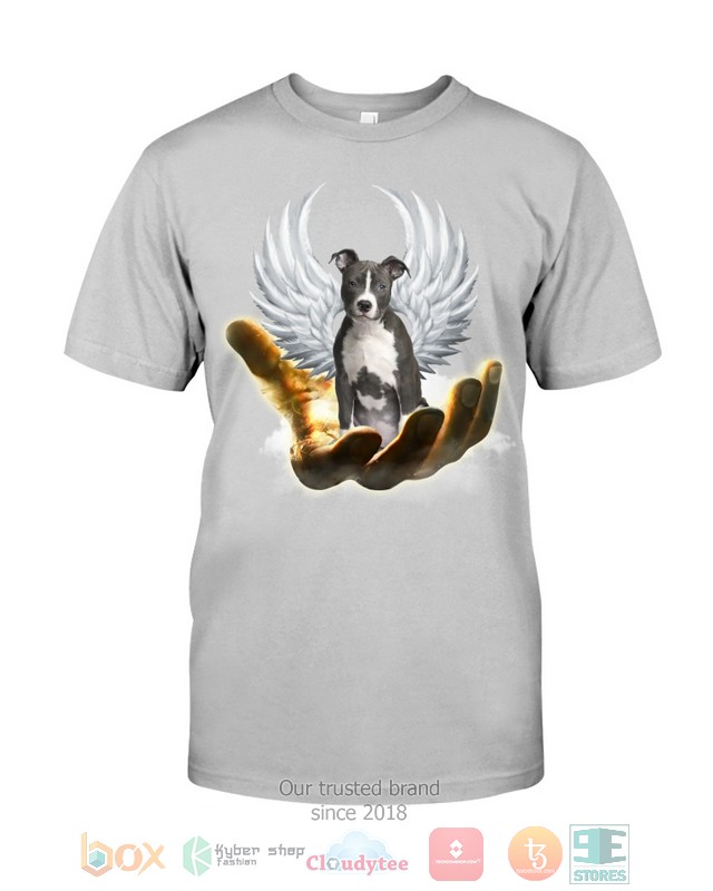 Blue Nose Pitbull Golden Hand Heaven Wings 2D shirt hoodie