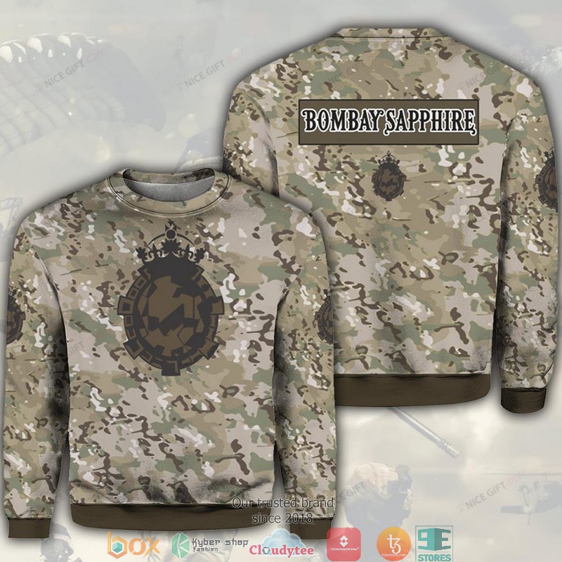 Bombay Sapphire Camouflage Crewneck Sweatshirt 3 Bombay Sapphire Camouflage Crewneck Sweatshirt